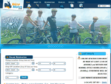 Tablet Screenshot of ibizamotos.com